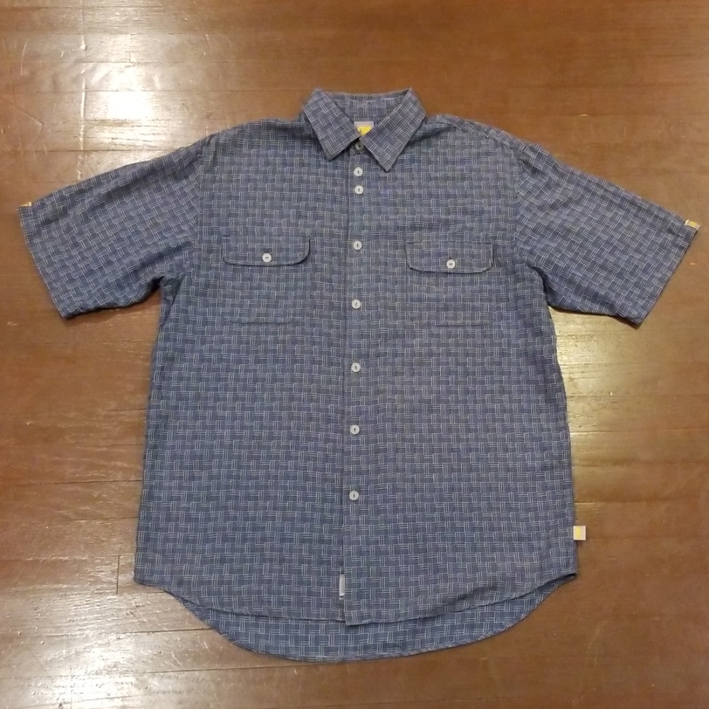 Alphanumeric A# Short Sleeve Button Up